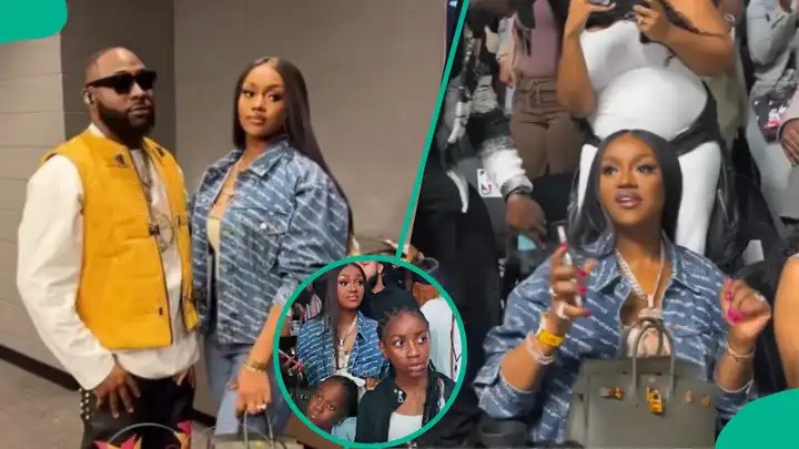 Chioma, Davido's wife, was recently seen at the singer's U.S. concert alongside her stepdaughter.