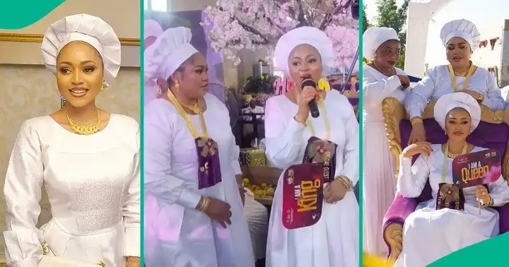 Regina Daniels Shares Videos of Her N2m Donation to Cele Church, While Her Mother Rita Contributes N500k